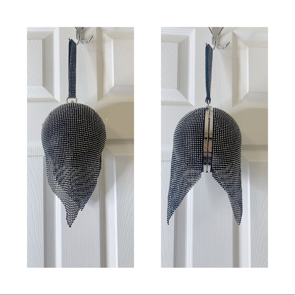 Rhinestone satchel handbag